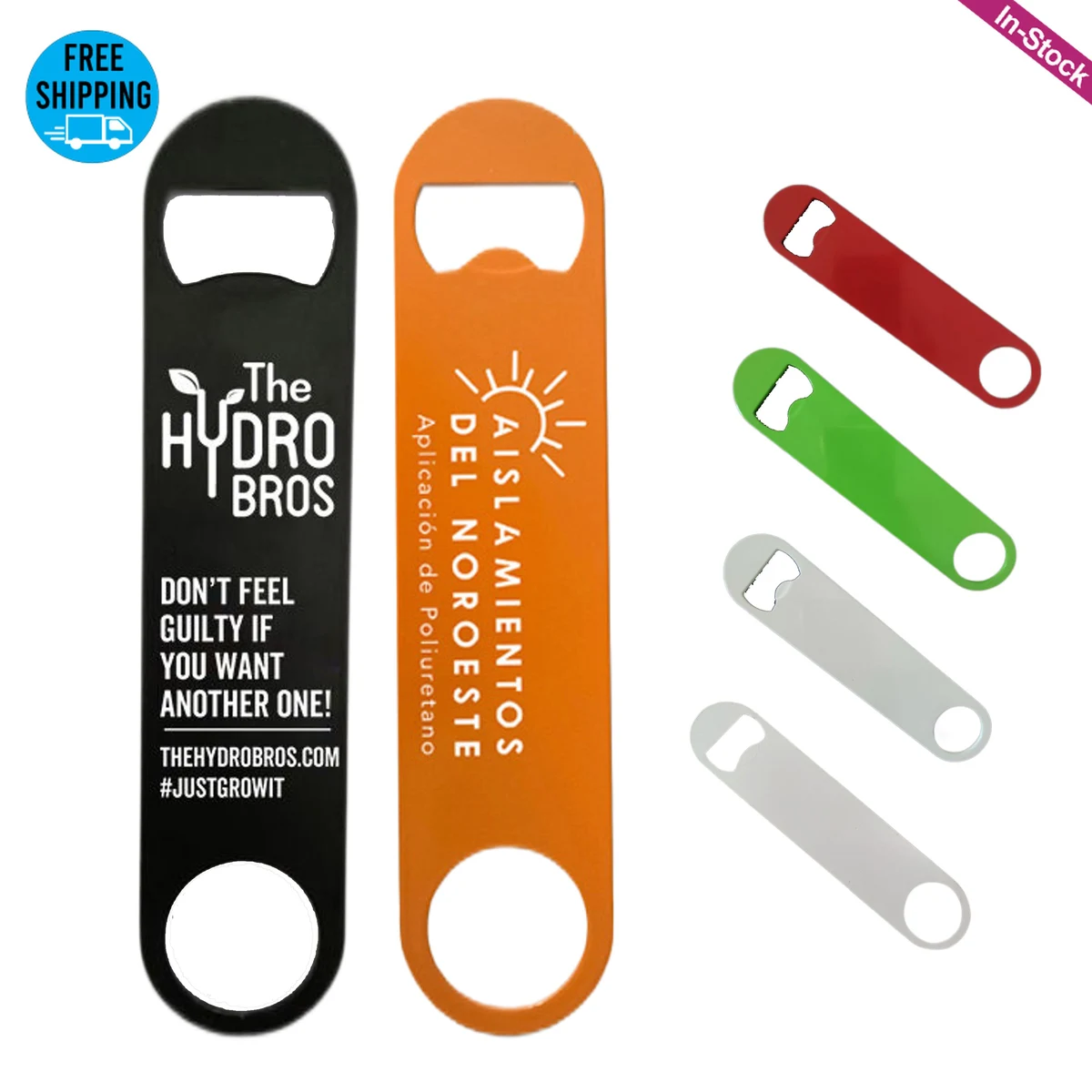Stainless Steel Flat Bottle Opener 1