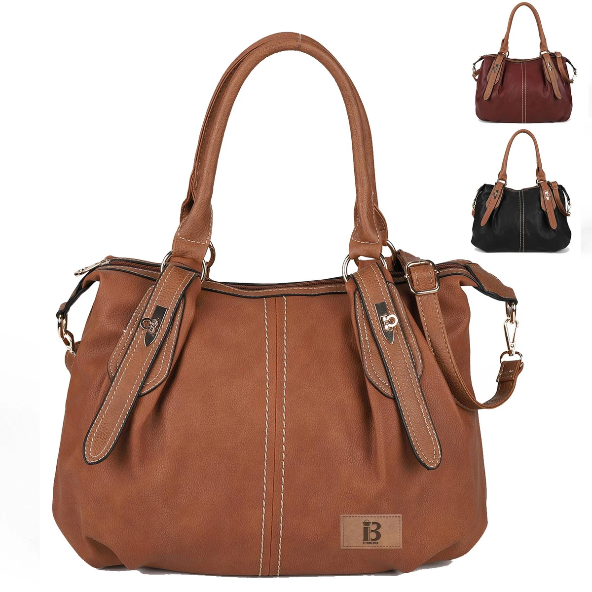 PU leather large Tote Crossbody bag for woman 1