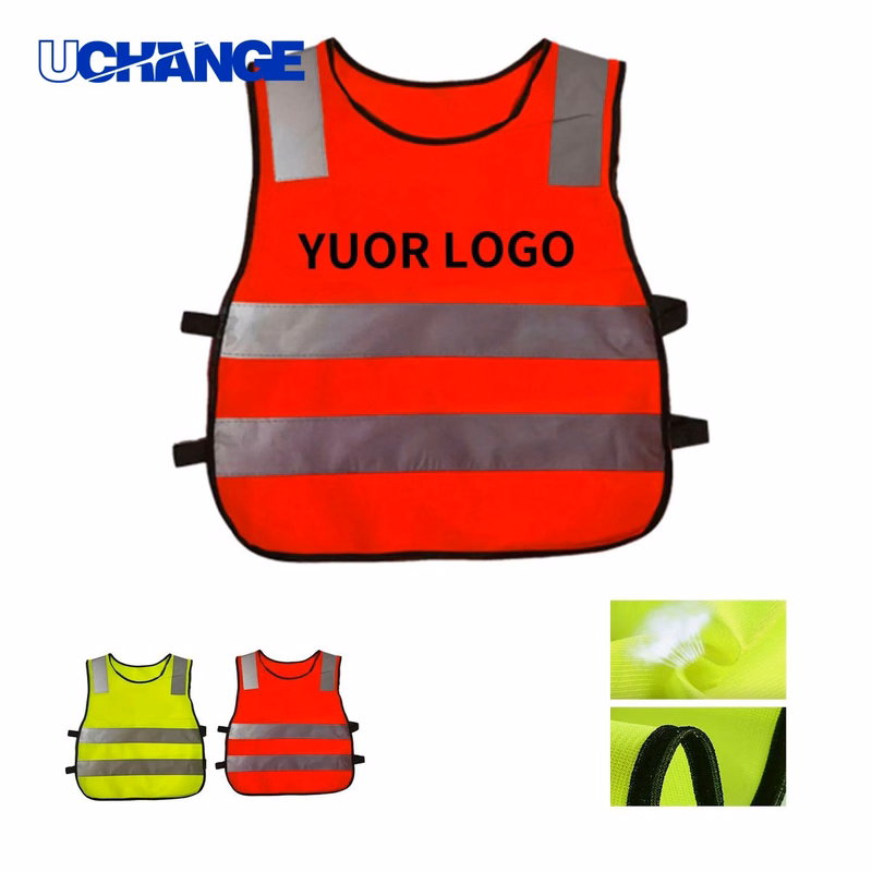 Kids Visibility Vest with Reflective Strips for Safety