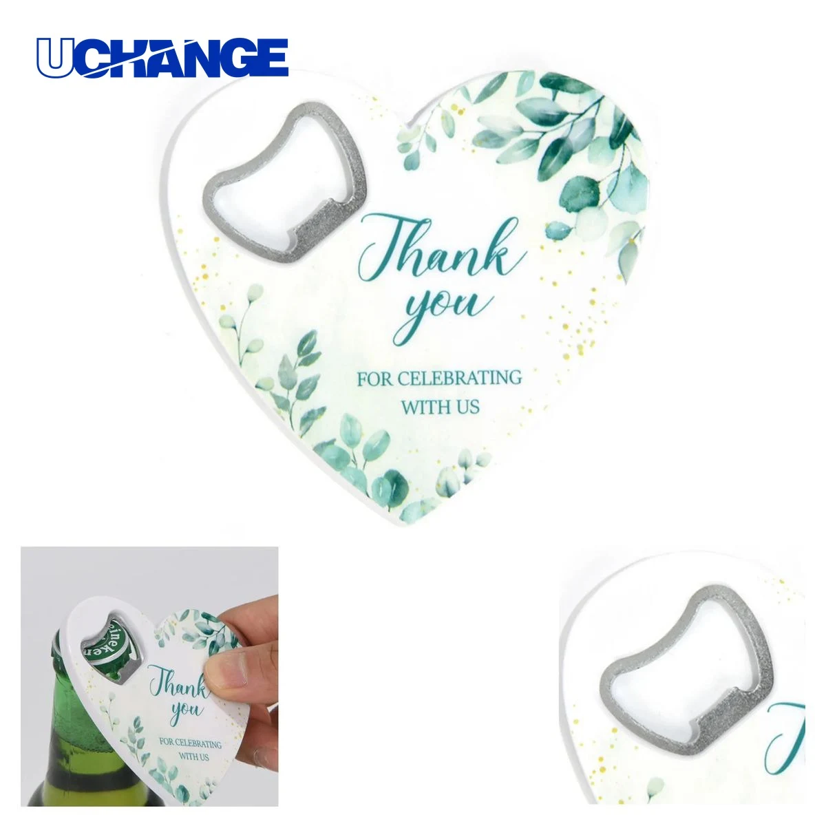 Bottle Opener Tool Heart Shape Compact for Parties and Bars 1
