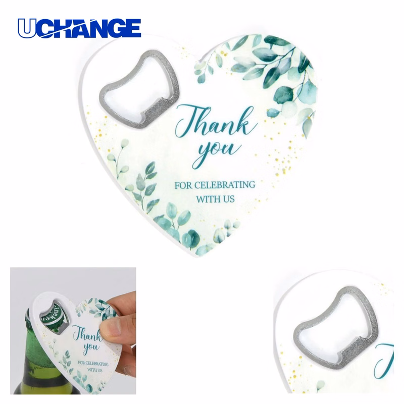 Bottle Opener Tool Heart Shape Compact for Parties and Bars