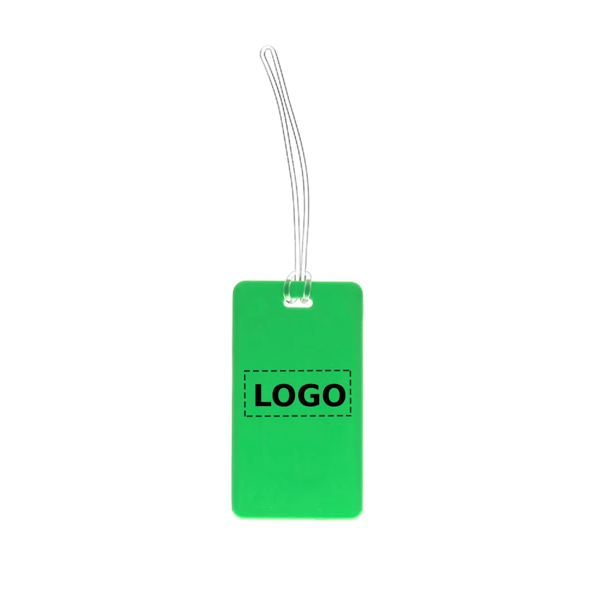 Plastic Luggage Tag with PVC Strap 1