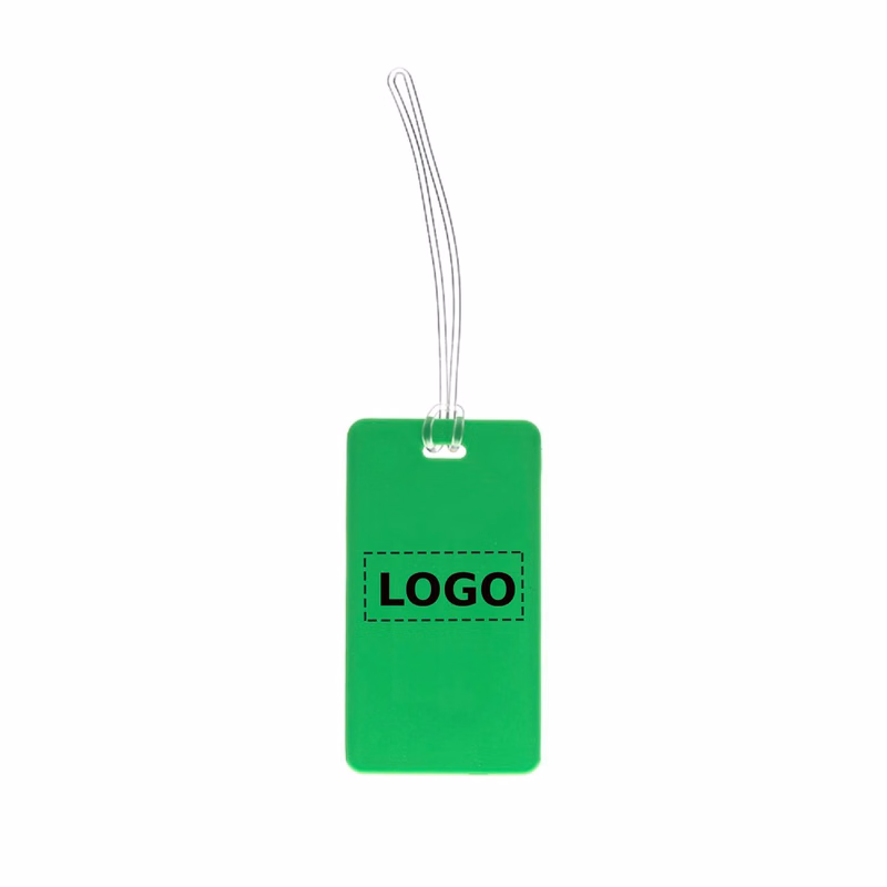 Plastic Luggage Tag with PVC Strap