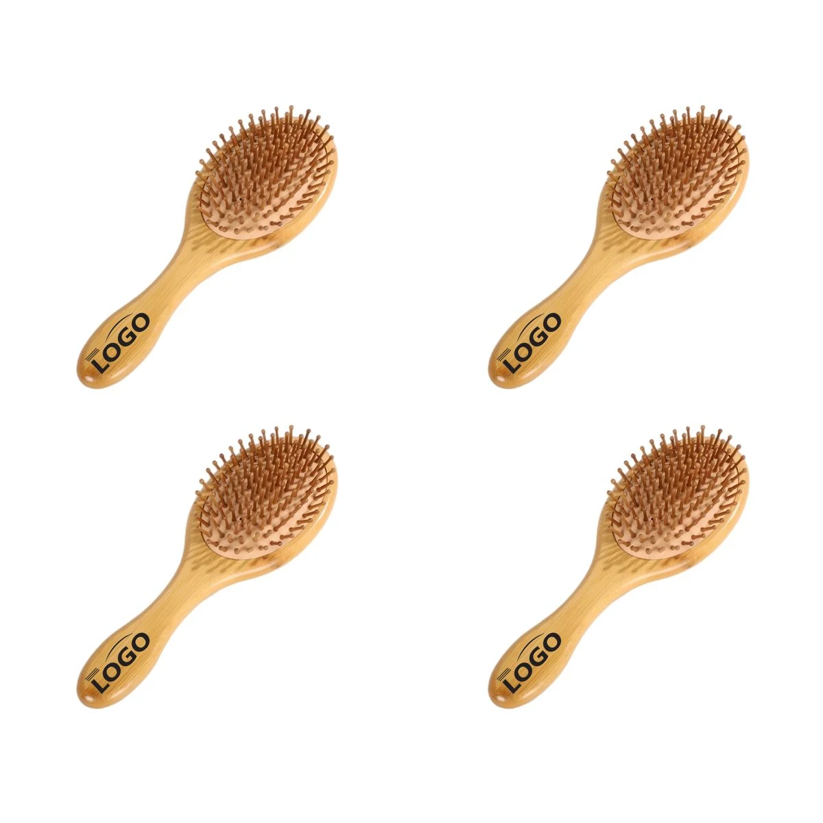 Large Timber Custom Logo Hairbrush 1