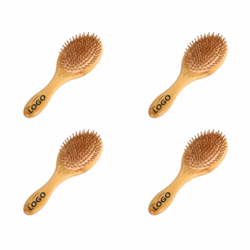 Large Timber Custom Logo Hairbrush