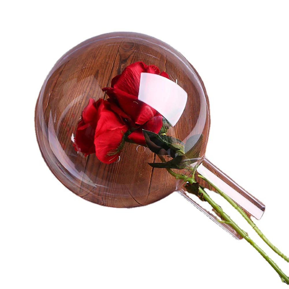 14CM Christmas Acrylic Transparent Decorative Ball With Handle 1