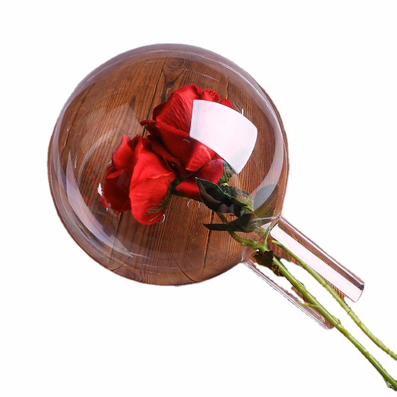 14CM Christmas Acrylic Transparent Decorative Ball With Handle