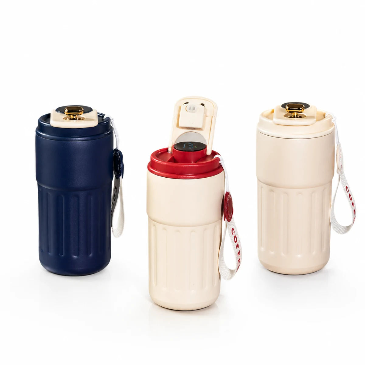 Stainless Steel Insulated Tumbler with Strap 1