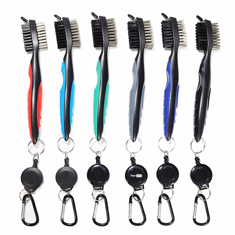 Other Plastic Dual-Sided Golf Brush With Logo
