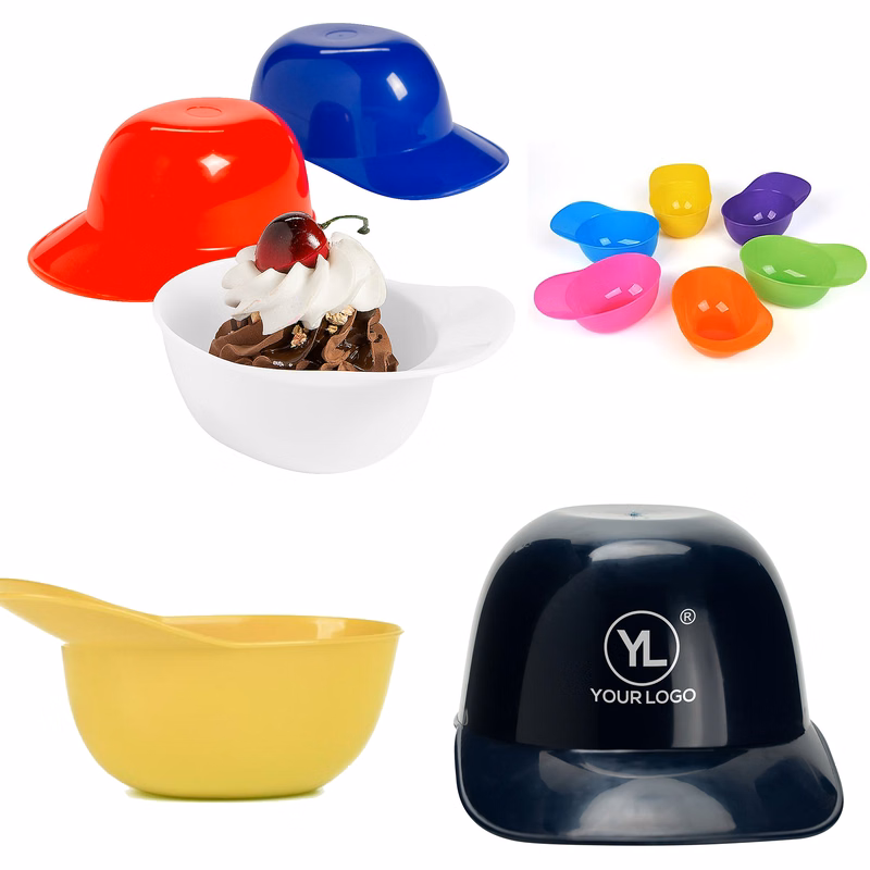 MOQ50Pcs Mini Baseball Cap Snack Bowl