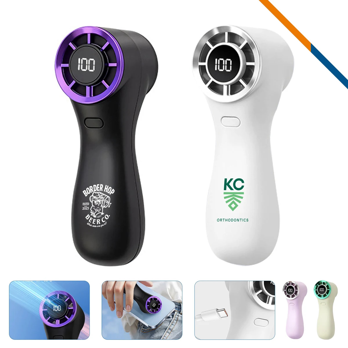 AirNimble Portable 100 Speeds Handheld Fan 1