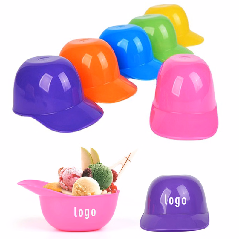 8oz Baseball Hat Ice Cream Dessert Bowls