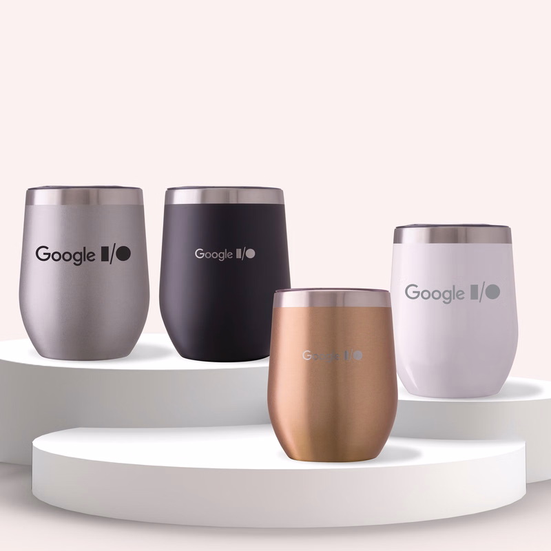 Small talk metallic 300 ml10 oz stainless steel stemless cup