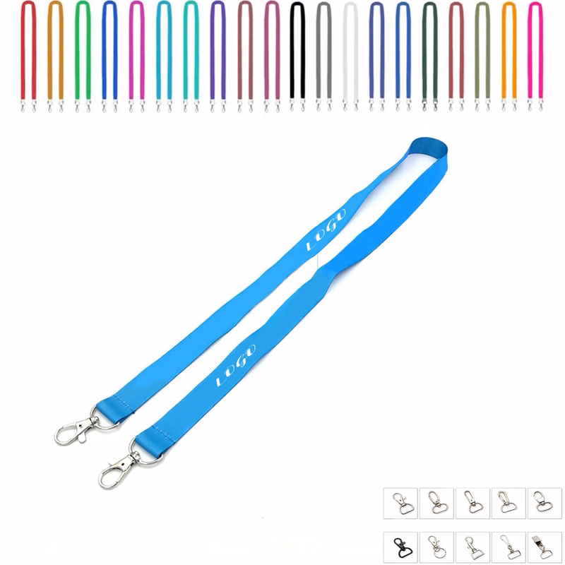 3/4" Dye Sublimation Double Ended Custom Color Lanyard