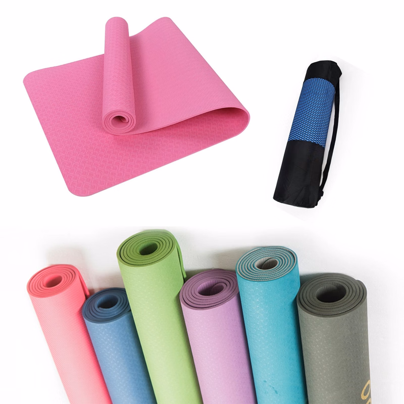 Non Slip Yoga Mat With Carrying Strap