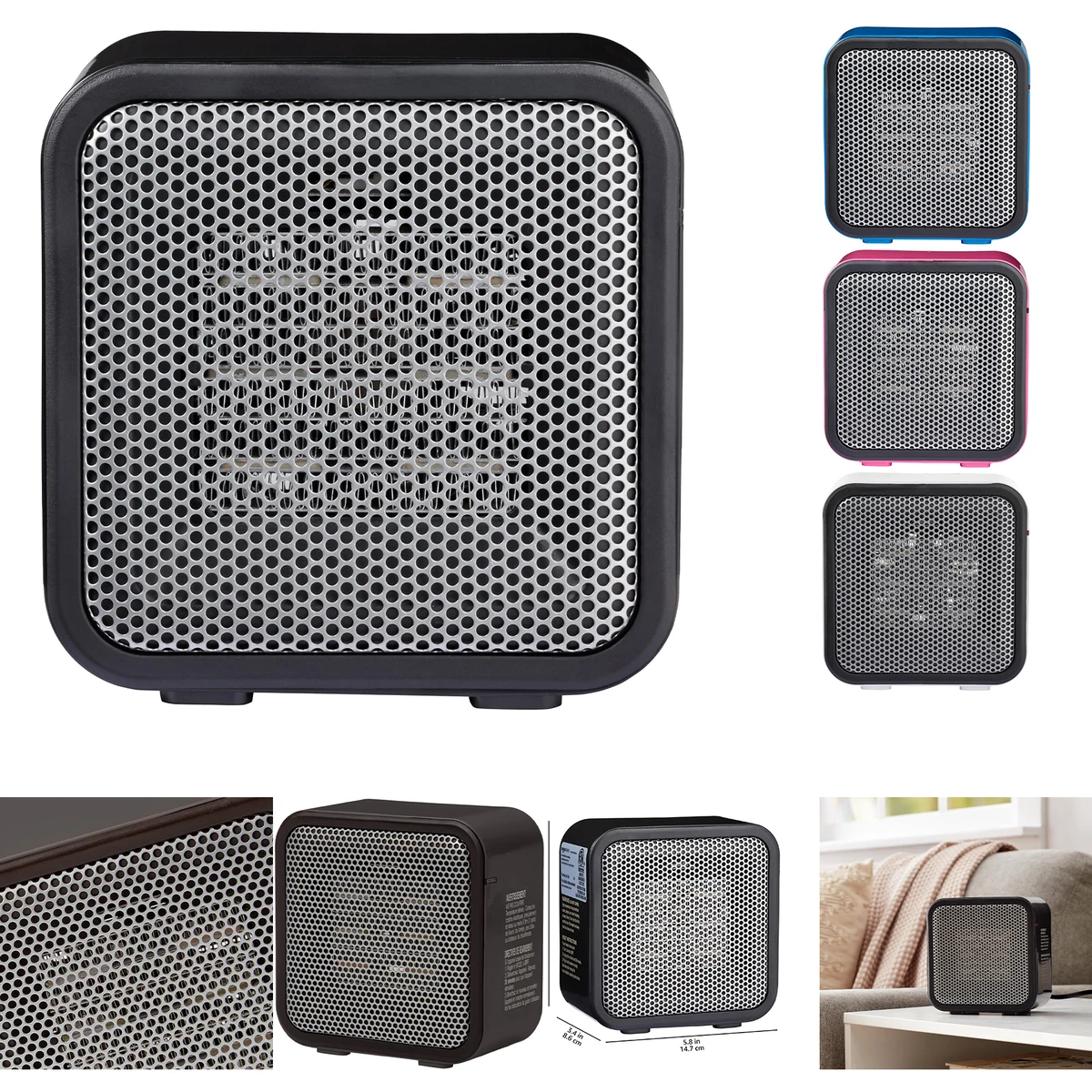 500-Watt Ceramic Small Space Personal Mini Heater 1