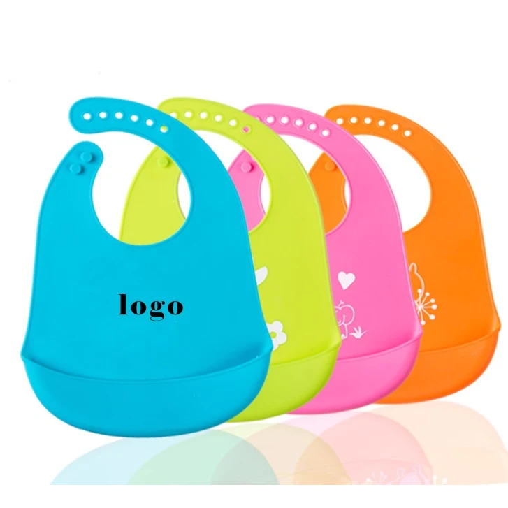Waterproof Adjustable Silicone Baby Bib 1