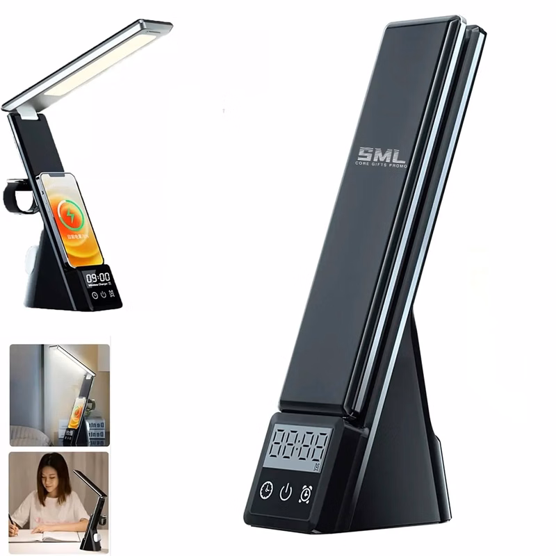3 in 1 Folding Led Desk Lamp with Wireless Charger