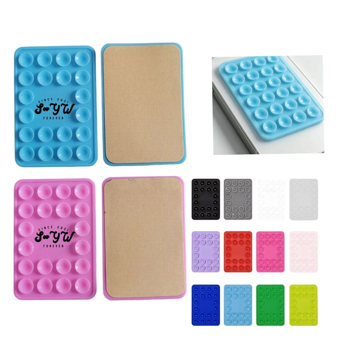 Phone Back Silicone Suction Pad 1