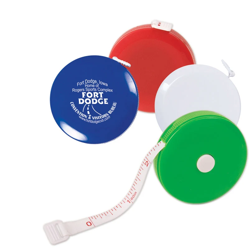 Retractable 5 ft. Circular Tape Measure in Yellow 1