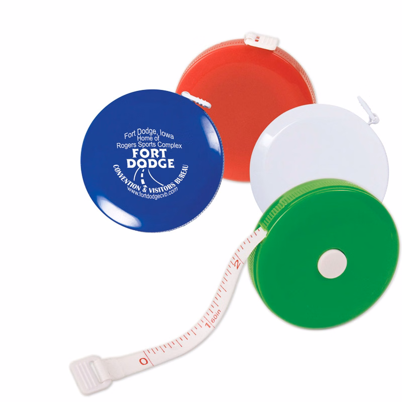 Retractable 5 ft. Circular Tape Measure in Yellow