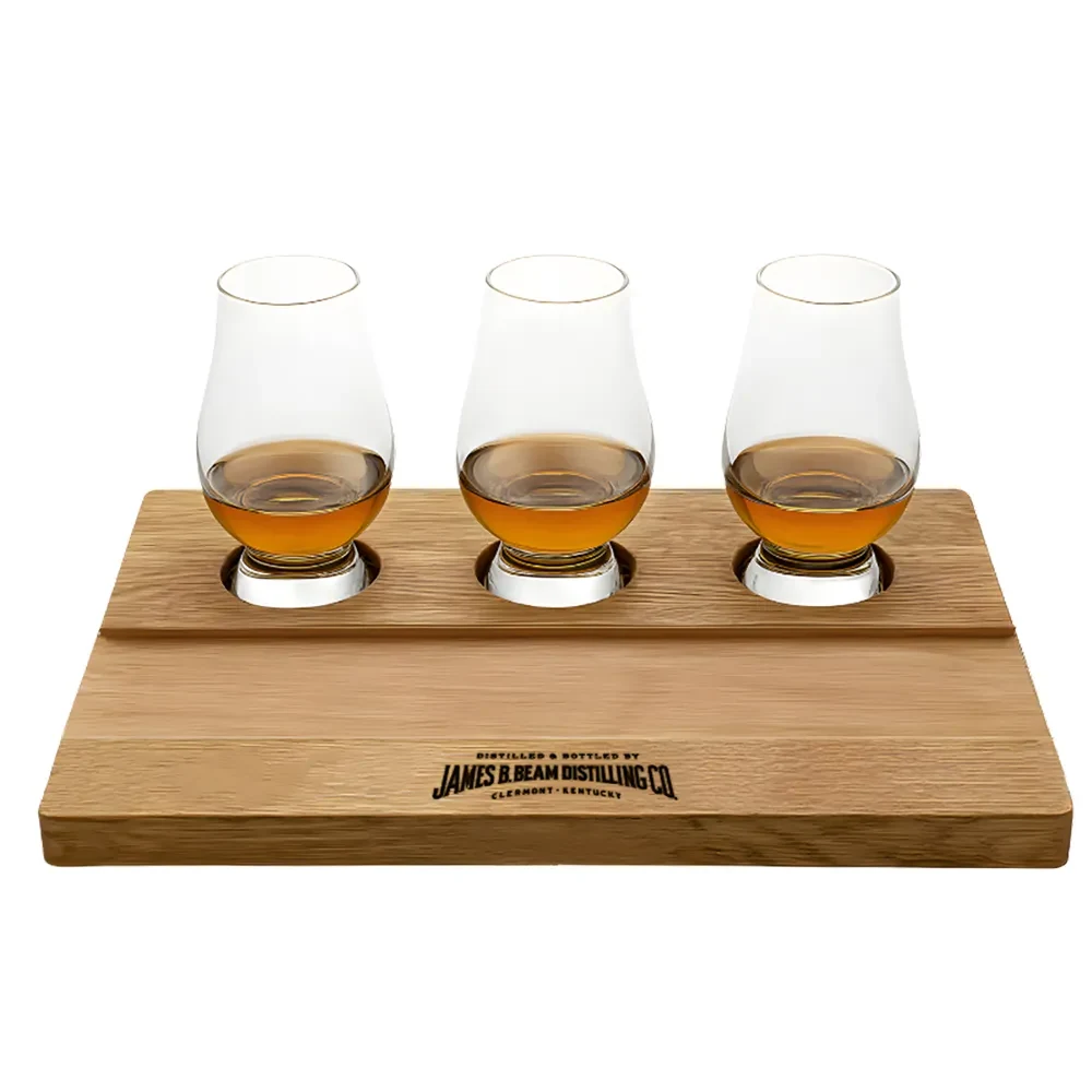 Flight Tray with Tasting Menu Insert 1