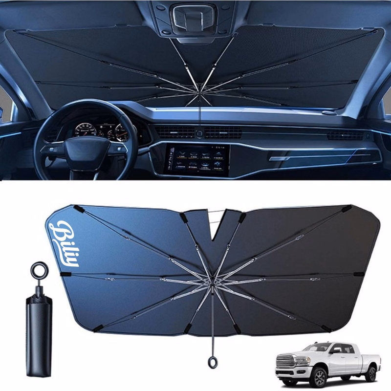 Windshield Car Sun Shade with Pull Cord