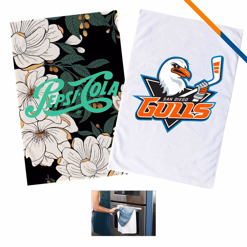 Veoli Sublimated Hand Towel - 25" x 16"