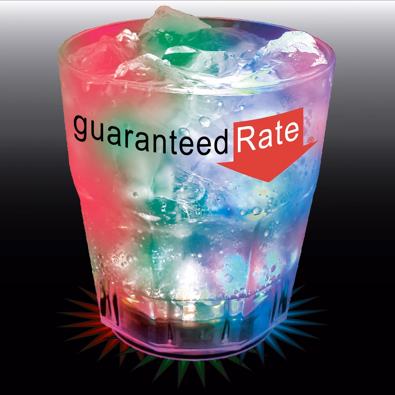 9oz 3-Light Fluted Plastic Rocks Cup