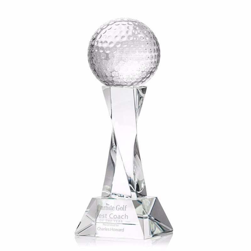Golf Ball Award on Langport Base - Clear