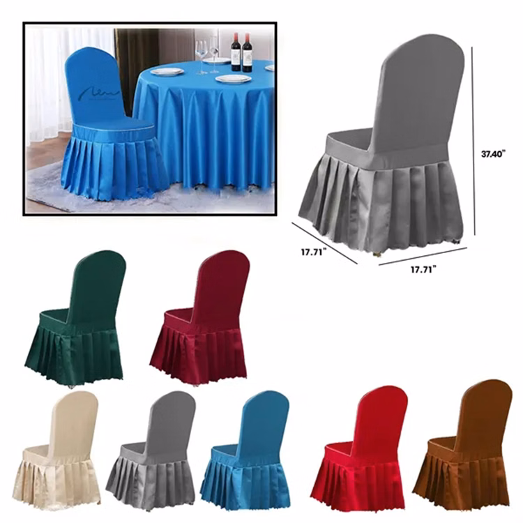 Stretch Spandex Fitted Chair Covers For Banquets