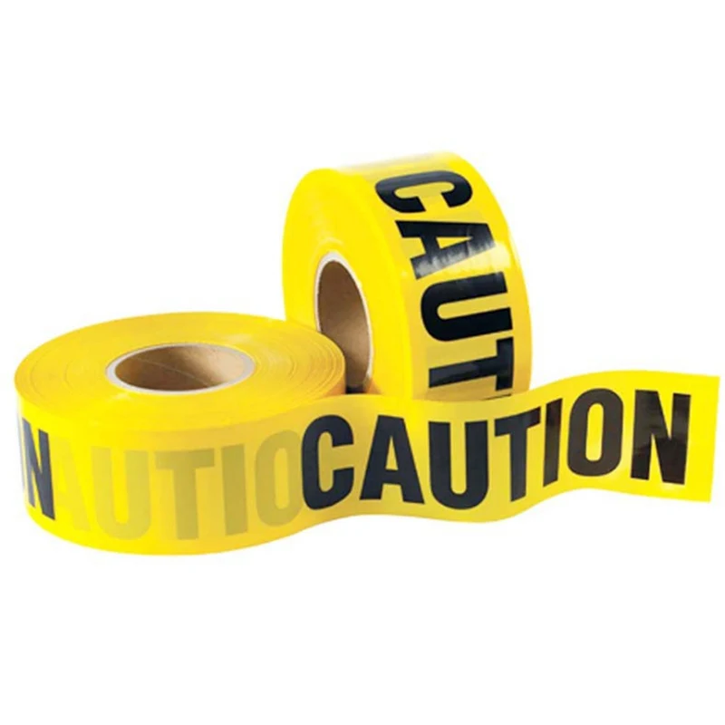 Custom 2mil Non-Adhesive Race / Barricade/Alert Tape 1
