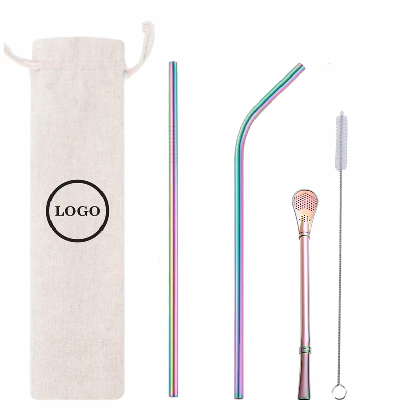 4 in 1 Stainless Steel Straw Kit