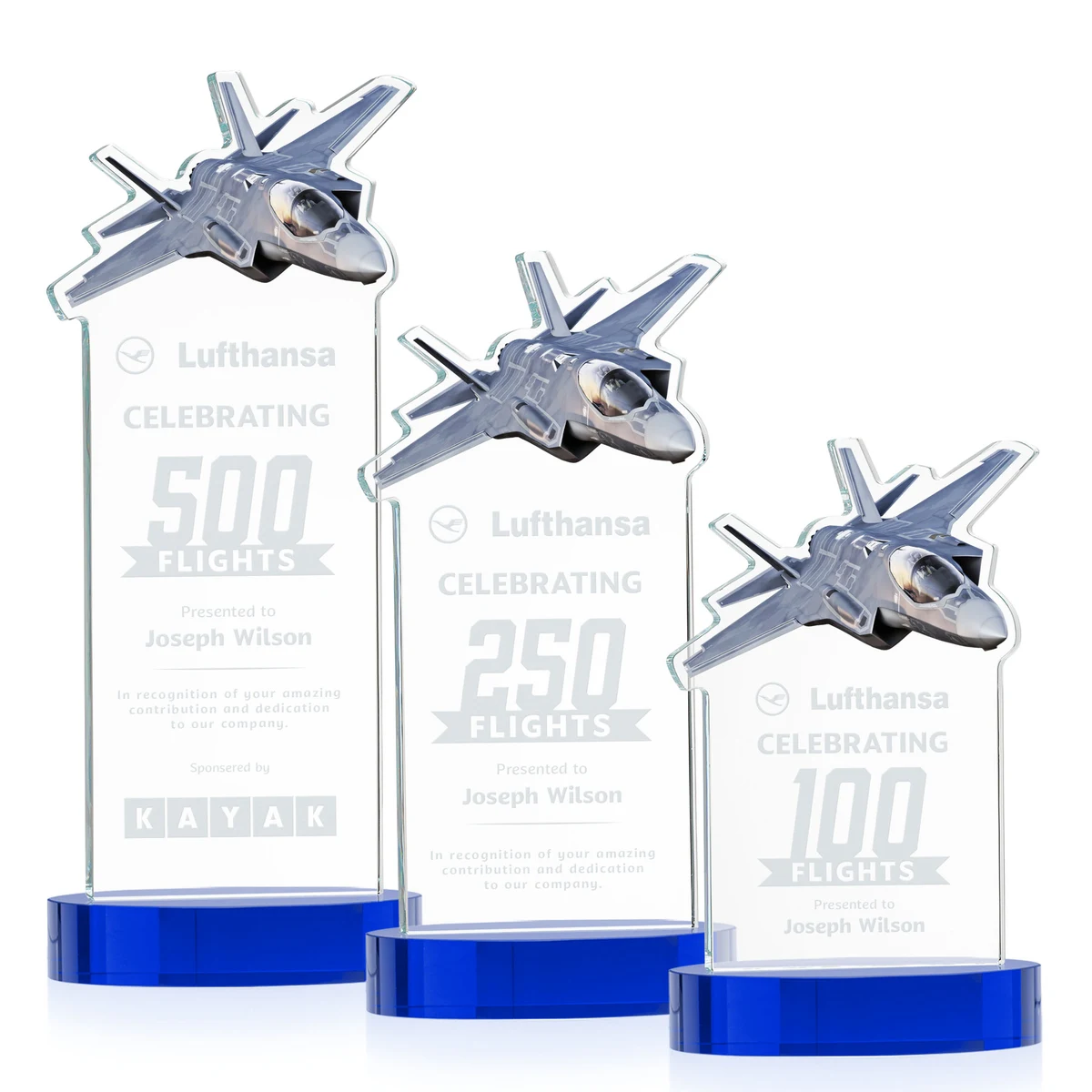 Top Gun Award on Alberton Base - Blue 1