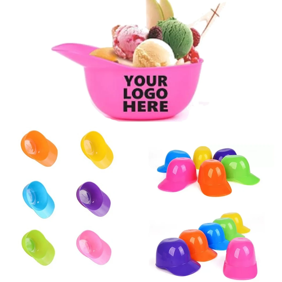 Baseball Cap Ice Cream Bowls MOQ 30 1