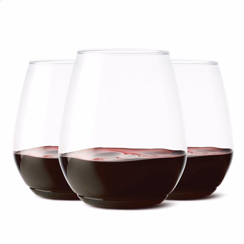 Acrylic Stemless Wine Glasses