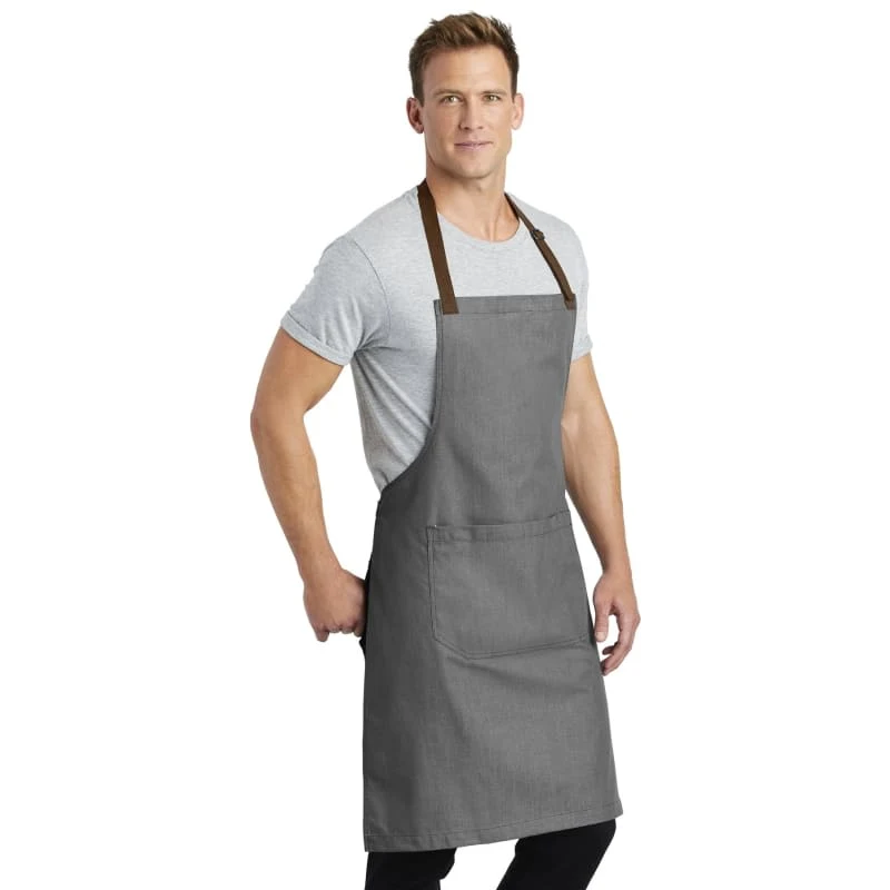 Port Authority Market Full-Length Bib Apron. 1