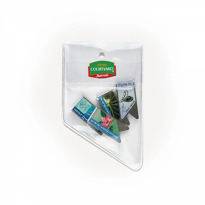 Clear Vinyl Pouch with 12 Plain Ezy Clips 1
