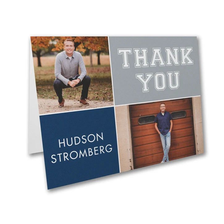 Color Segments Thank You Card 1