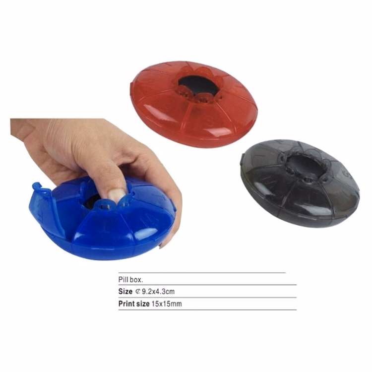 Round PS Material Pill Case