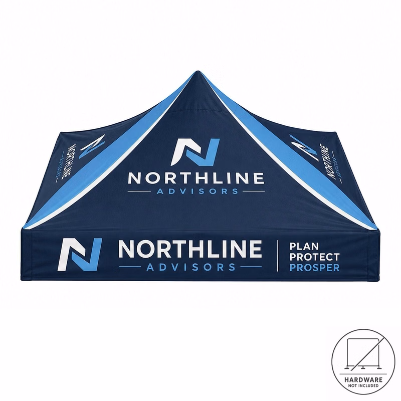 10' Premium Tent Canopy only, Full Bleed Dye-Sublimation