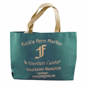 Colored Canvas Tote w/Gusset (14"x11"x3")