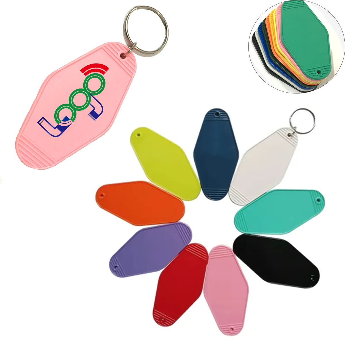 Vintage Motel Keychains Tag 1