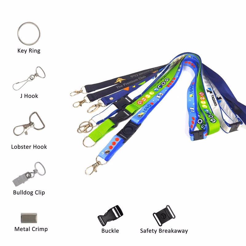 3/4" Vibrant Dye-Sublimated Polyester ID Lanyard