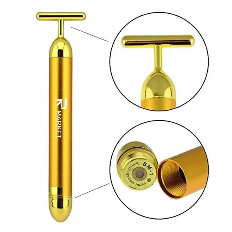Face Massager T Shape Facial Roller Kit 1