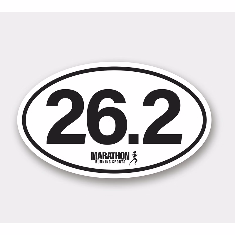 Oval - Permanent Writeable Matte Sticker - 5" x 3"