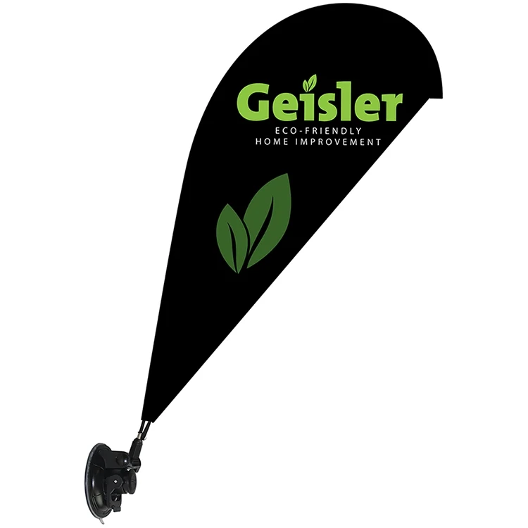 Mini Teardrop Banner with Premium Suction Cup 1