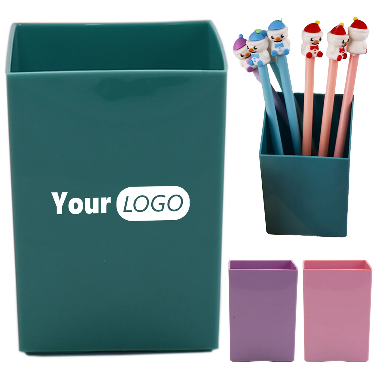 Plastic Simple Large Capacity Stationery Pen Holder 1