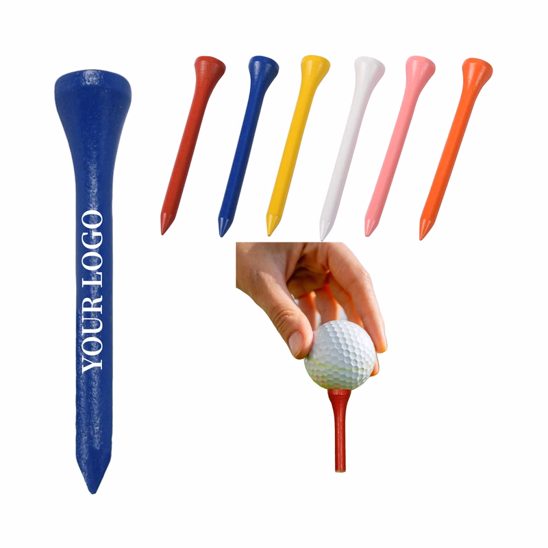 2.76in Golf Tee Colorful