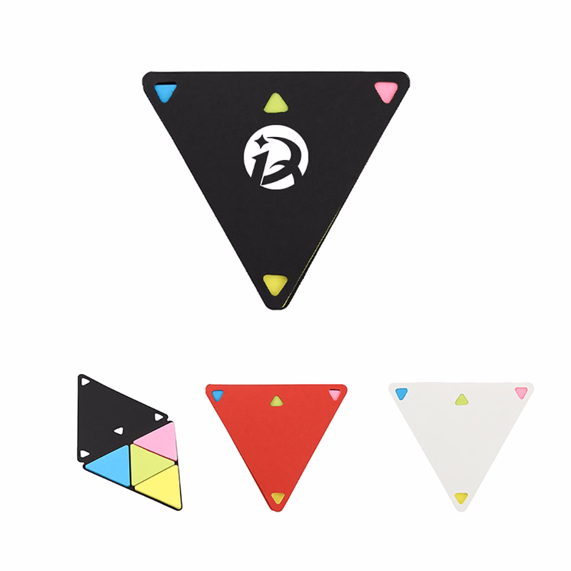 Triangle Shape 4 Color Sticky Note
